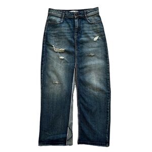 ZARA Denim Long Skirt sz. XS